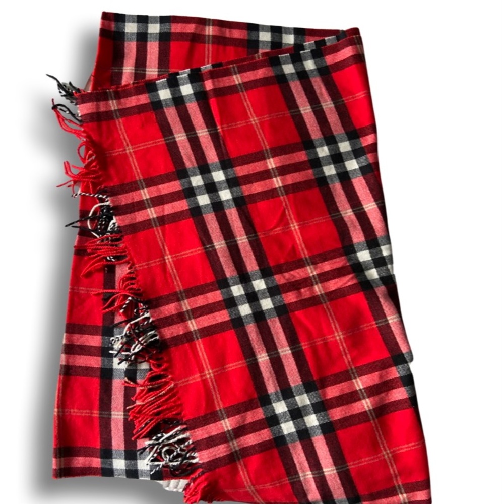 Indigo Plaid Scarf